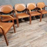 According to Tatra Pravenec: Set of 6 modular armchairs, 20th century