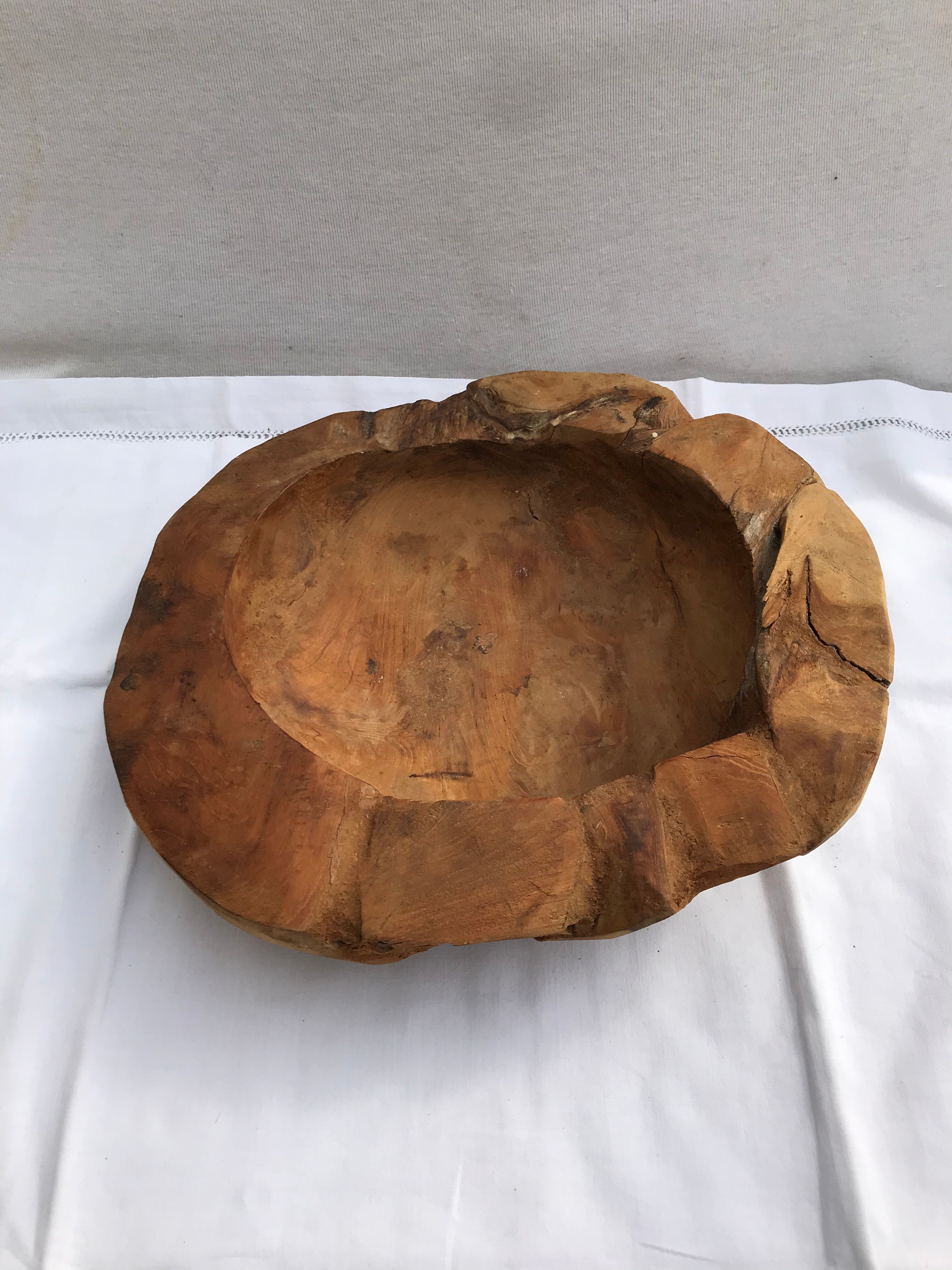 Ancient natural trinket bowl