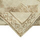 Handwoven antique anatolian beige runner rug 83 cm x 348 cm