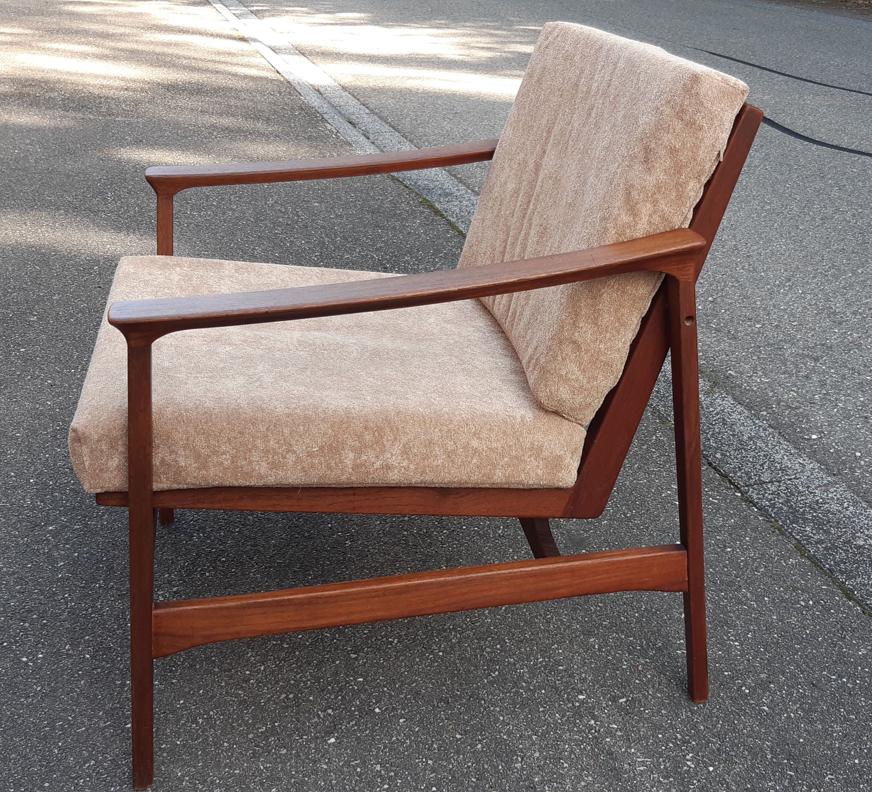 Scandinavian teak armchair 1960