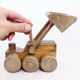 Authentic old wooden toy "Spielgut"