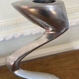 Swan candlestick pair by Matthew Hilton