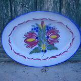 Plat en faience de l'est de la France