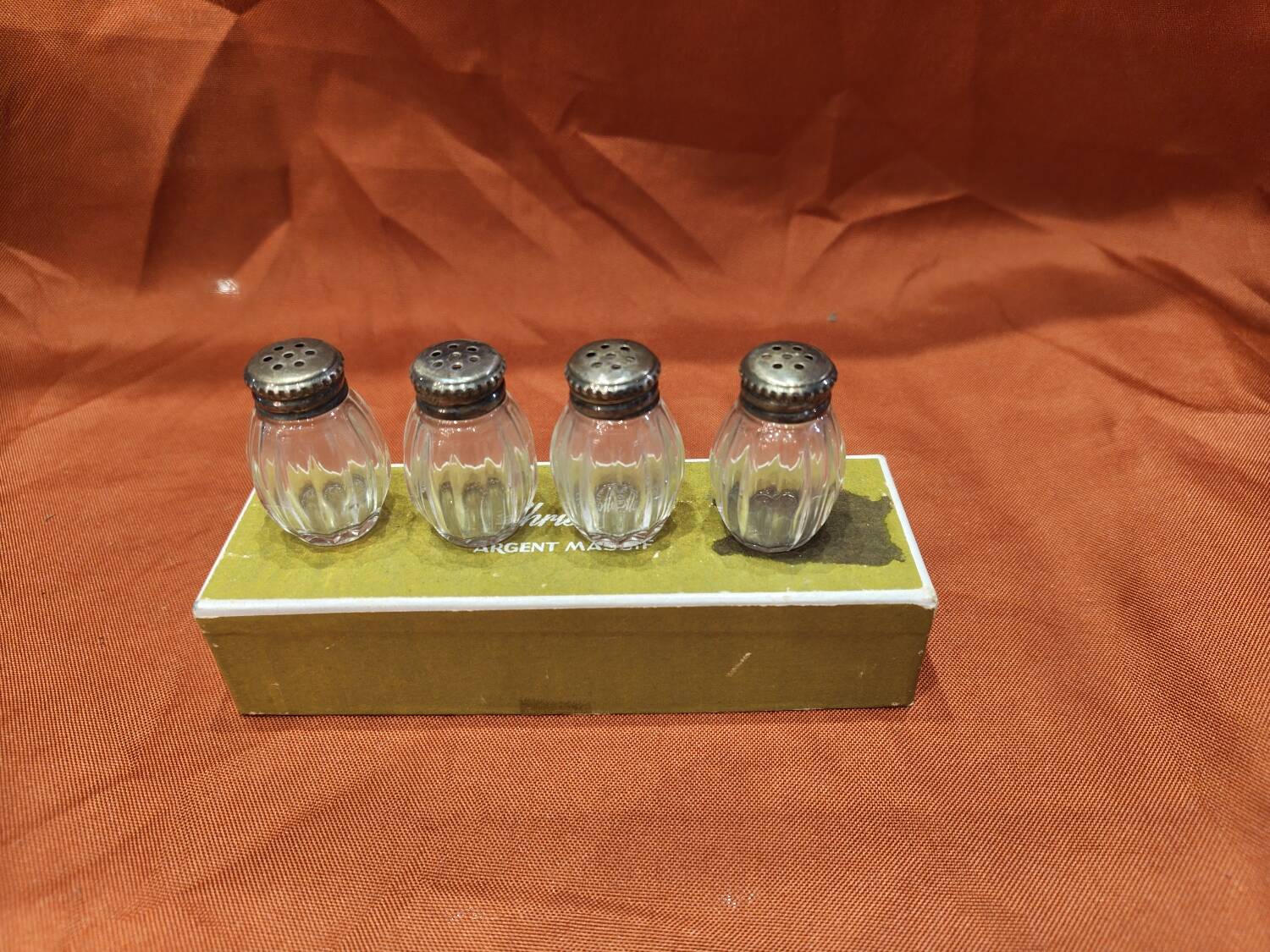 Salt and pepper shakers - Christofle silverware