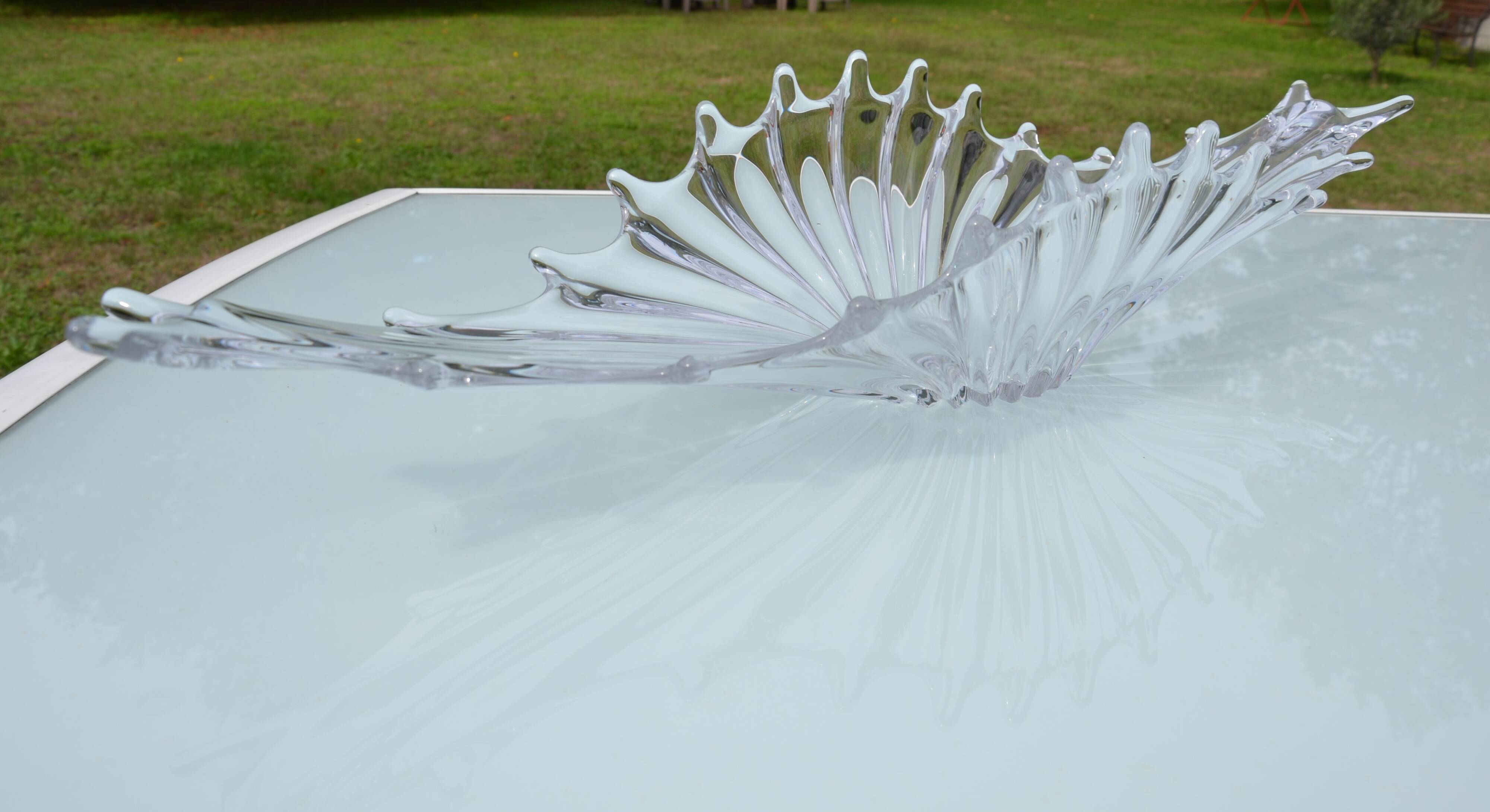 Centre de table, coupe en cristal