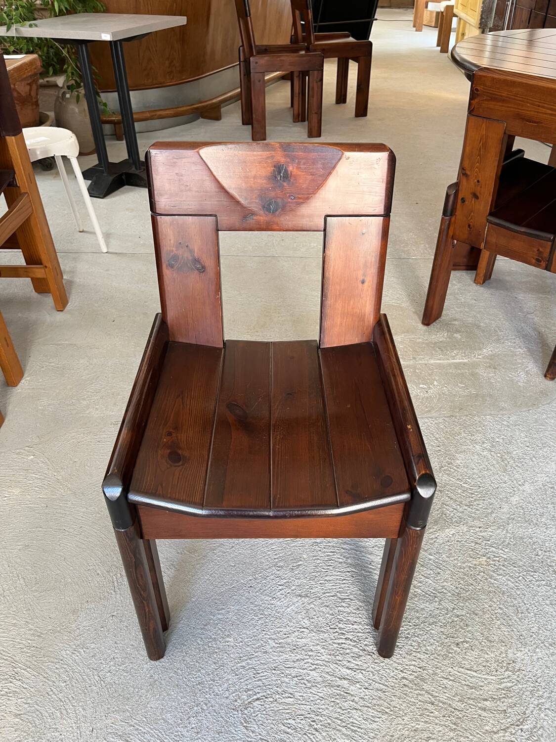 Silvio Coppola Table and 4 Chairs Set 1970