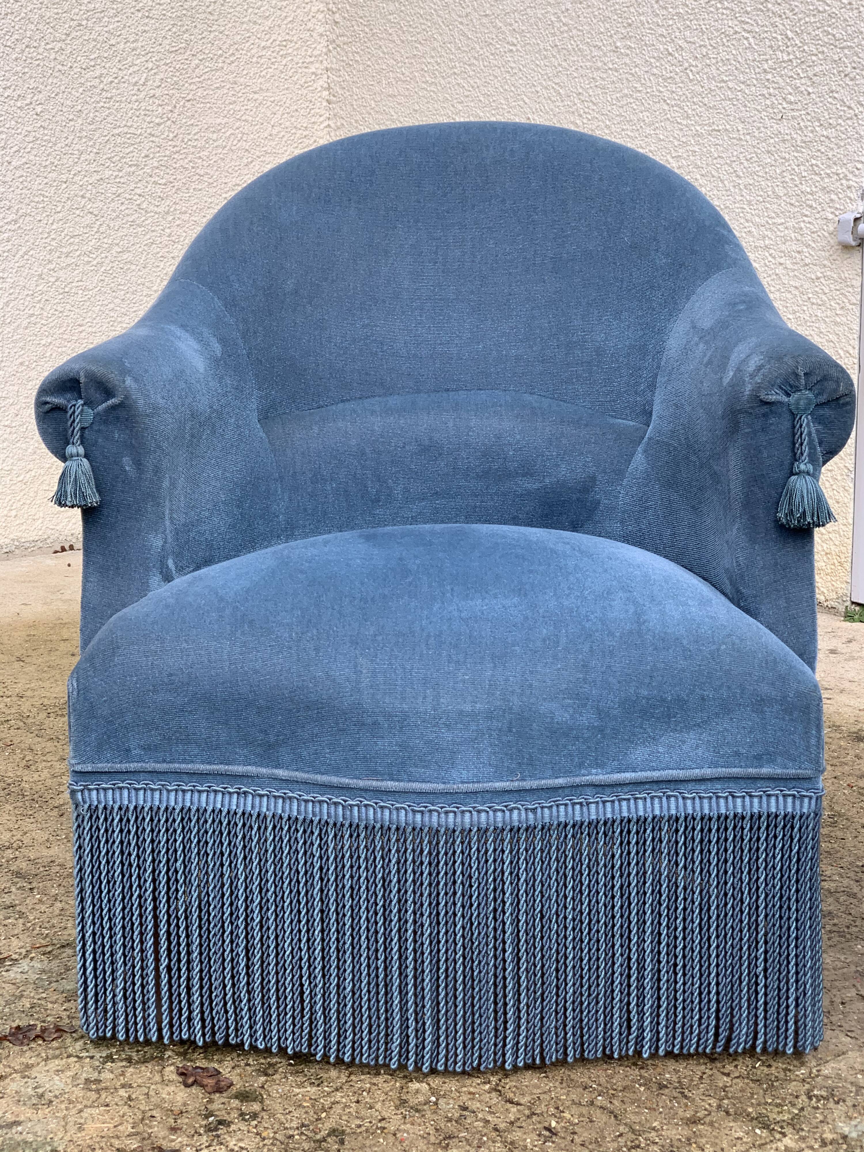 Pair of armchairs toad and rest feet 1970