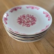 6 antique plates Hertel Jacob