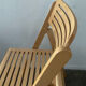 Chaise pliante vintage en hêtre 