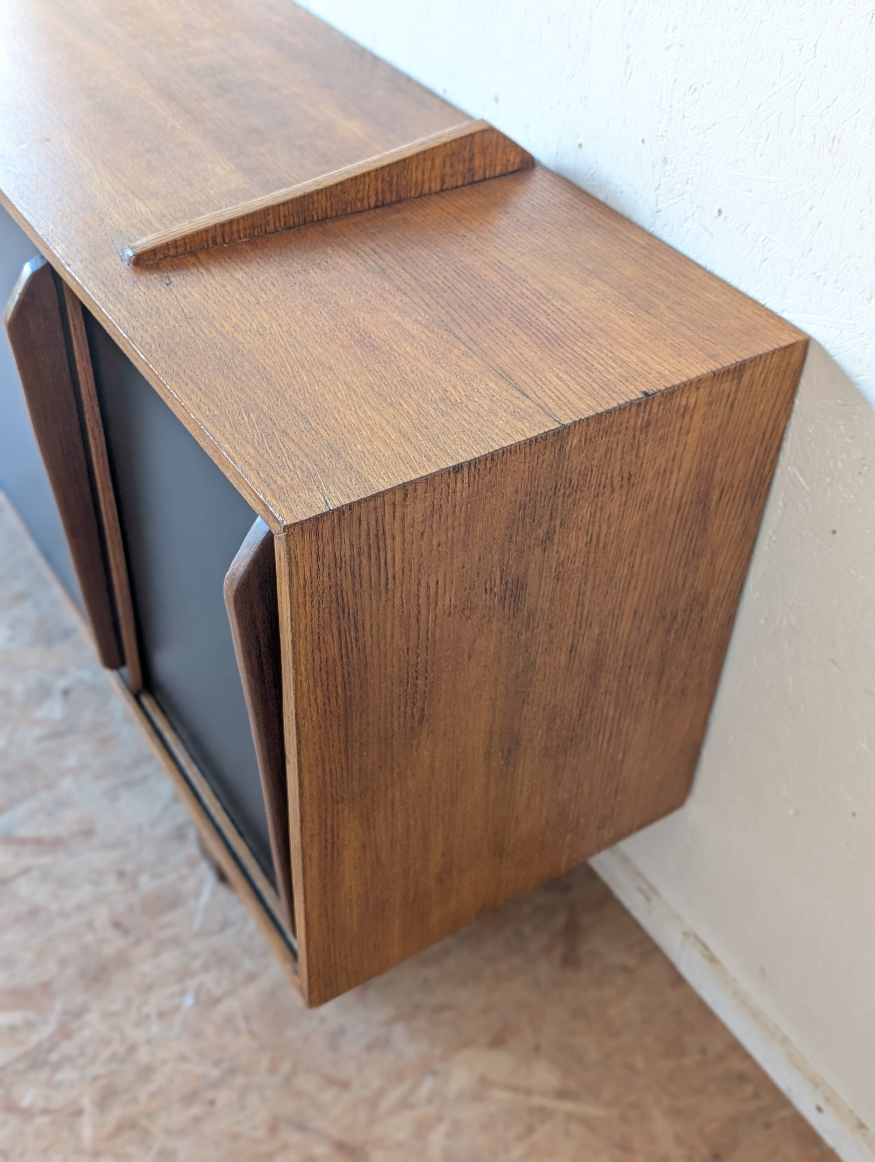 French sideboard in the style of Charlotte Perriand, 1950s