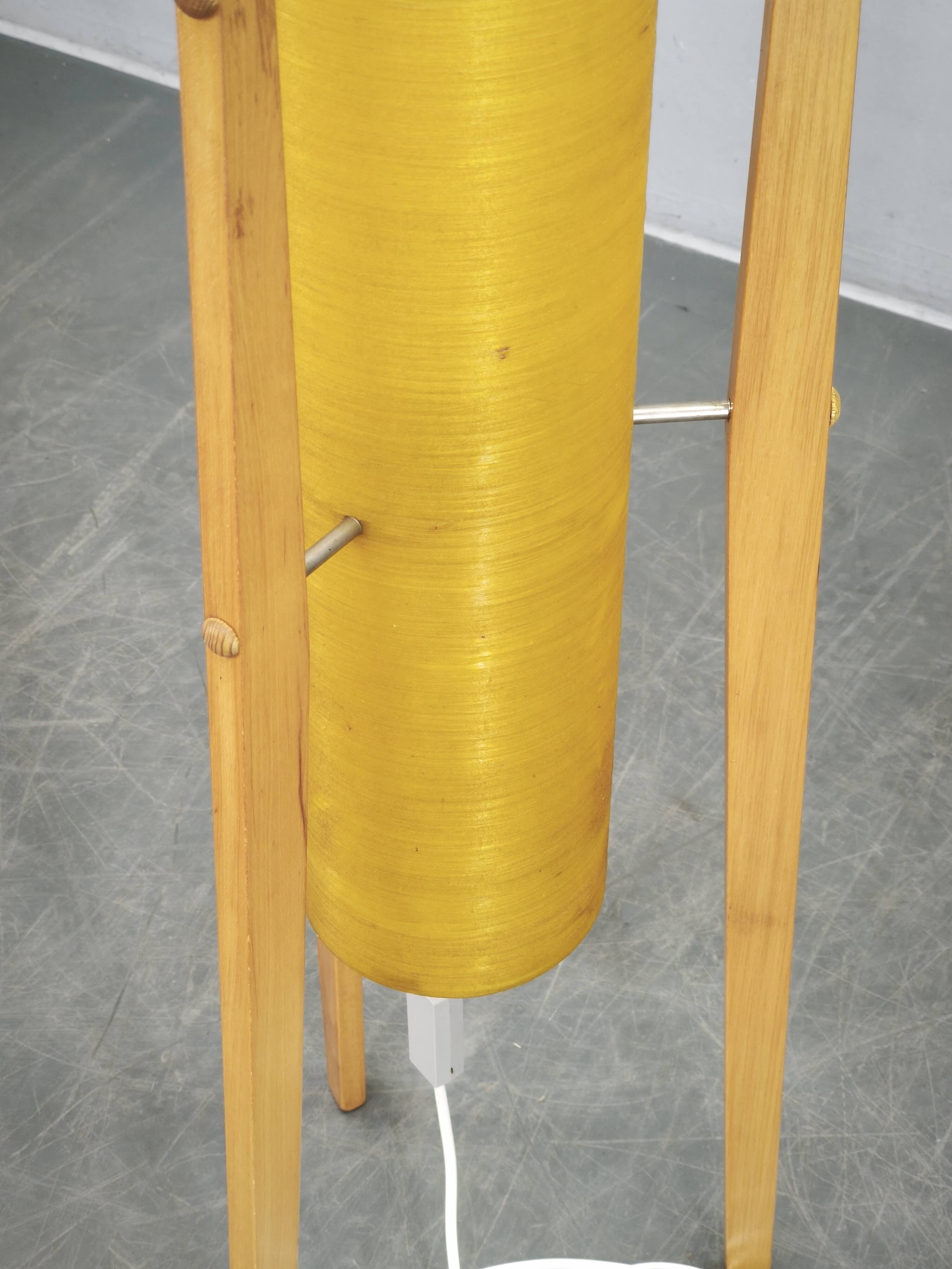 1960s Czechoslovak Space Age Rocket Floor Lamp