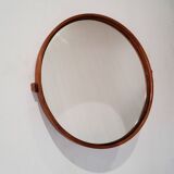 Scandinavian wall mirror in teak - luxury