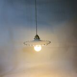 Vintage opaline hanging lamp