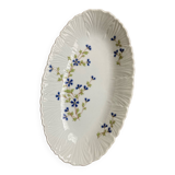 Limoges Jammet Seignolles ravier with blueberry decoration