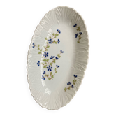 Limoges Jammet Seignolles ravier with blueberry decoration