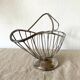 Silver metal bottle holder