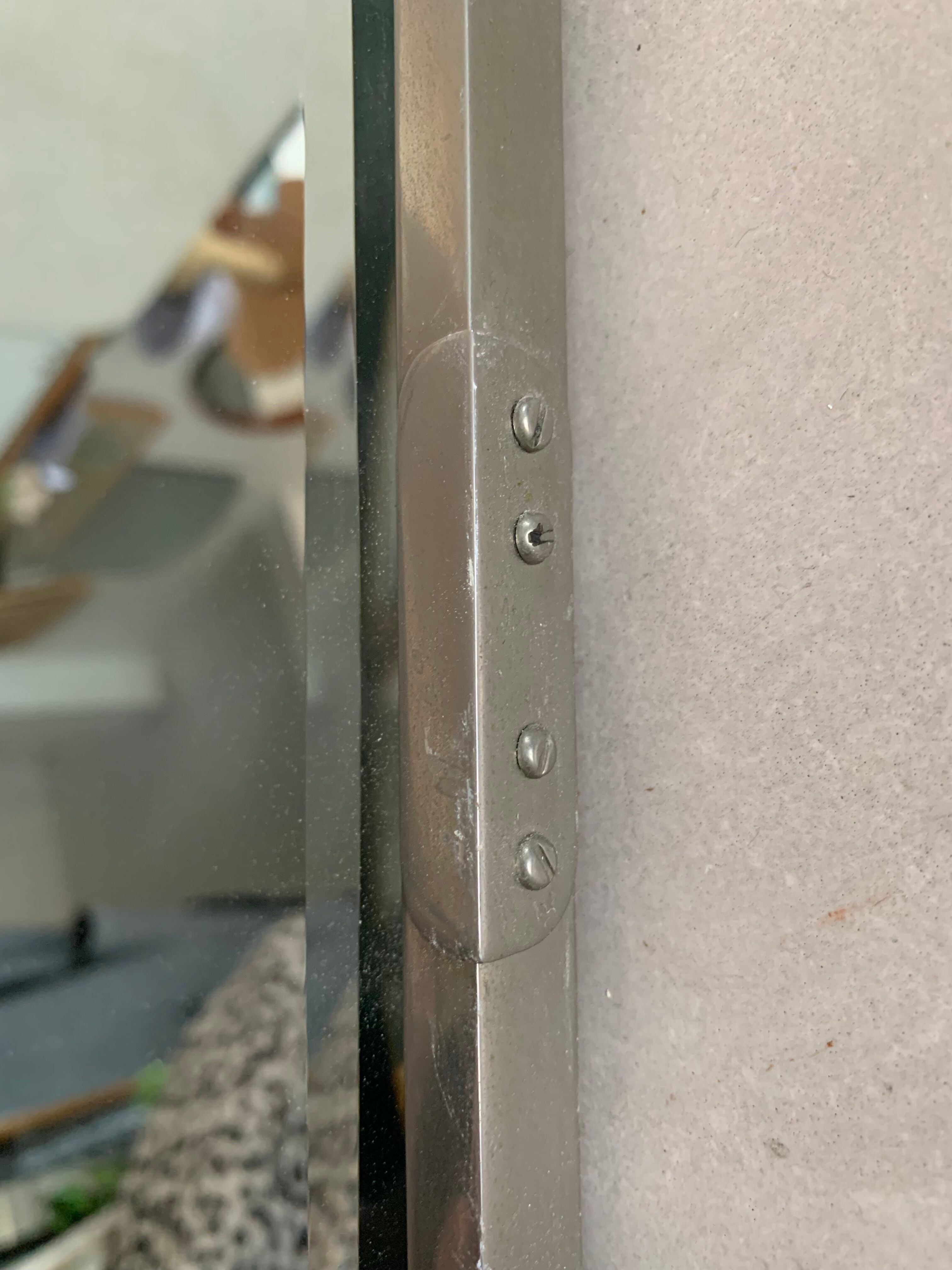 Art Deco beveled mirror 90x50cm