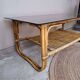Table basse en rotin
