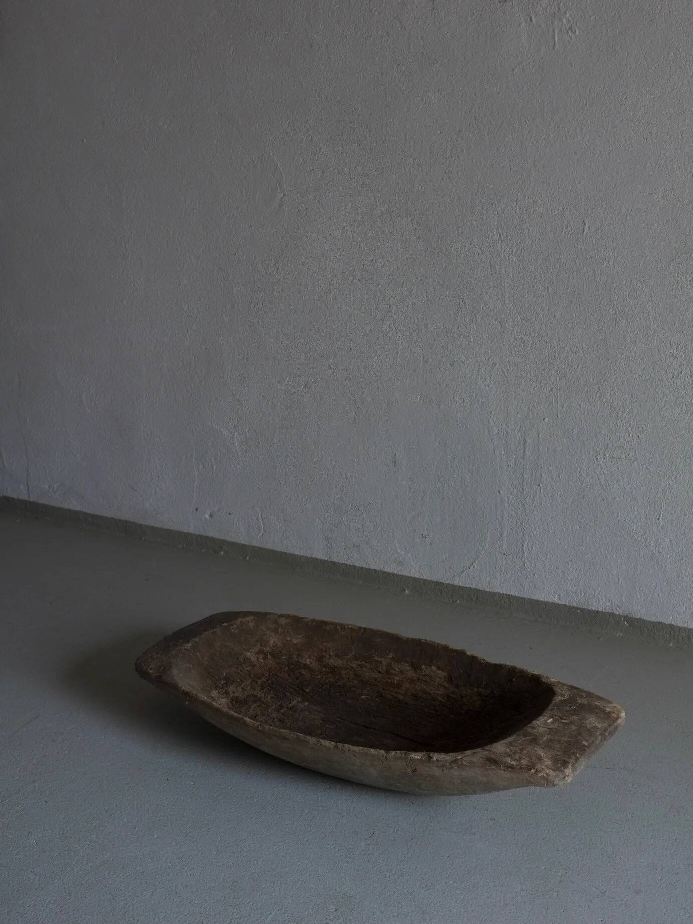 Wabi sabi wooden bowl