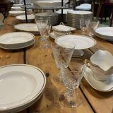 Service en porcelaine de Limoges - 107 pièces - années 1960