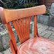 Set of 5 brasserie, bistro chairs, in their original condition, vintage, 1960s