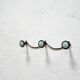 Vintage wall coat rack 3 hooks