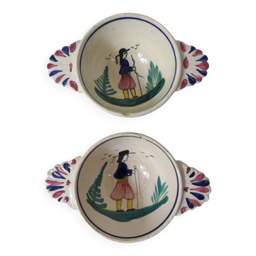 HB Quimper 2 old bowls