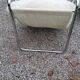 Pair of armchairs from the 70s chrome tubes and cotton canvas