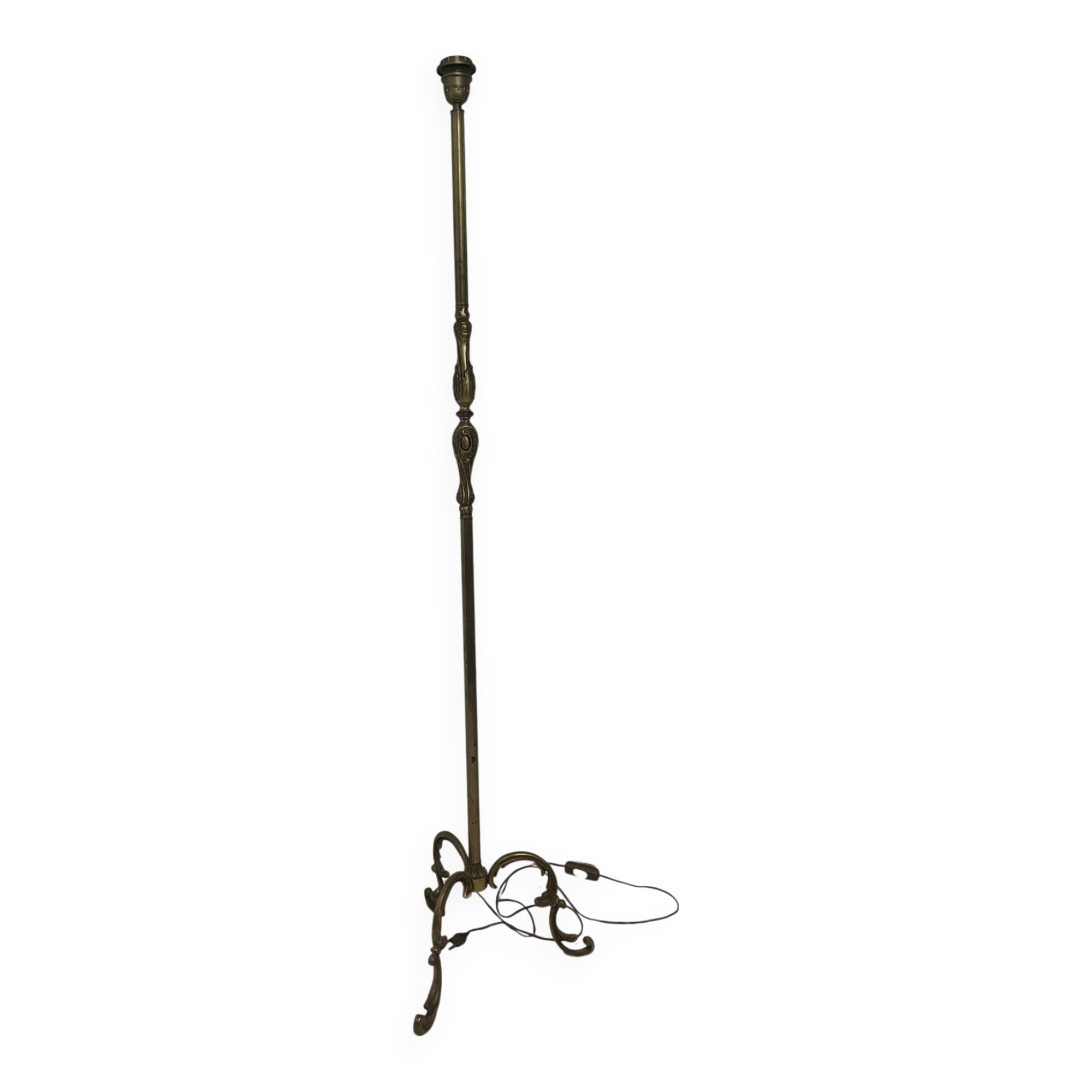 Vintage floor lamp in brass / bronze - Classic style / Lo