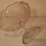 Compotier or cut in chiseled glass