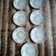 7 small deep plates Salins France