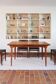 Table à manger scandinave extensible en teck années 60