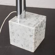 Goffredo Reggiani Swivelling Floor Lamp with Carrara marble base, Italy