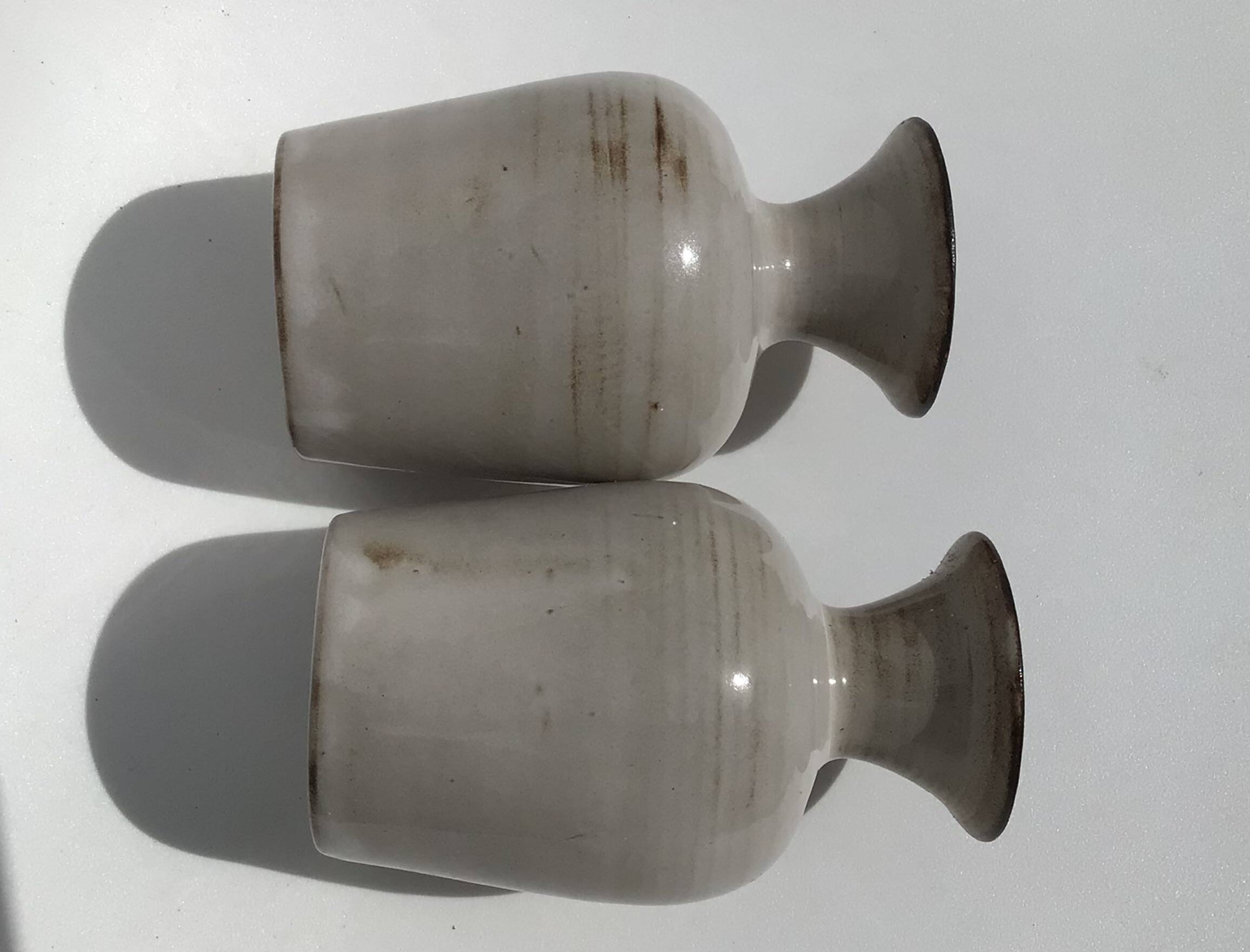 2 Mazagrans signed Gérard Hofmann 50s/60s