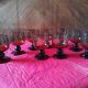 Blown bubble glasses Glassware Biot