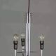 Chrome pendant light, Italian design, 1960s