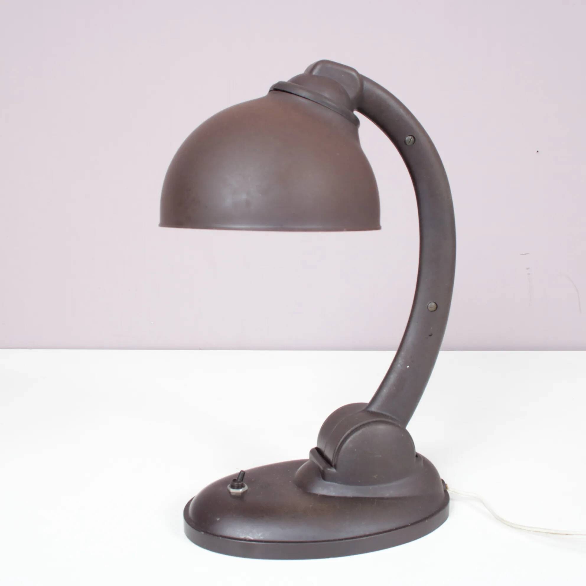 1930s Bakelite desk lamp by Eric Kirkman Cole for ESC, Czech Republic