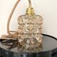 Vintage amber glass pendant lamp or pendant lamp