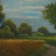 Painting of the nineteenth "summer landscape"