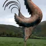Coq en métal