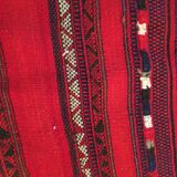 Handmade Berber rug in camel wool