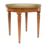 Louis XVI style round pedestal table