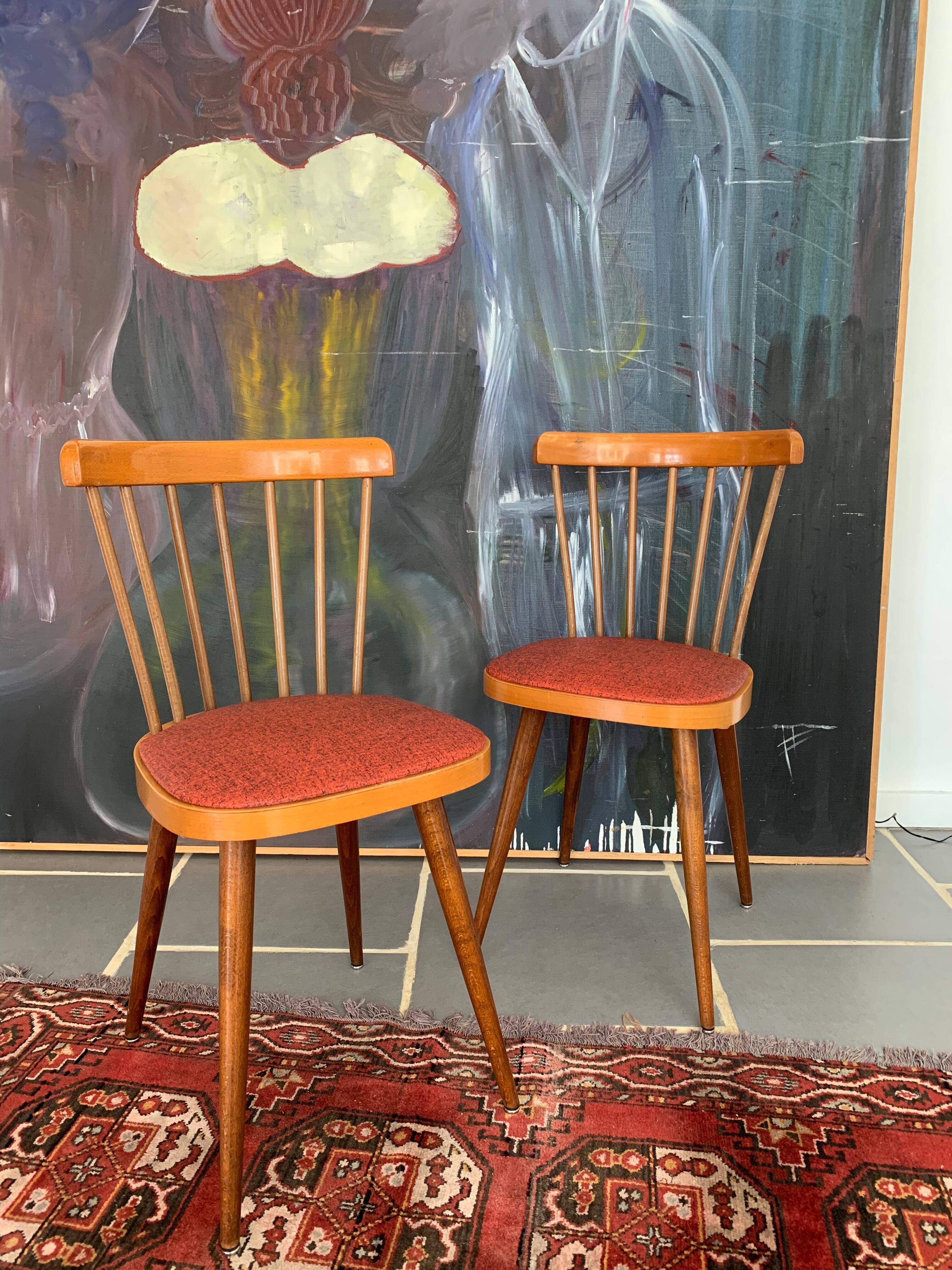 Pair Chairs Baumann model 740