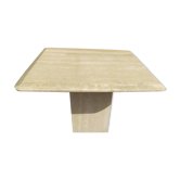 Table basse en travertin carré