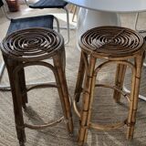 Barstool wicker bamboo