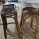 Barstool wicker bamboo