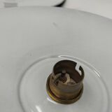 Enameled sheet metal pendant lights