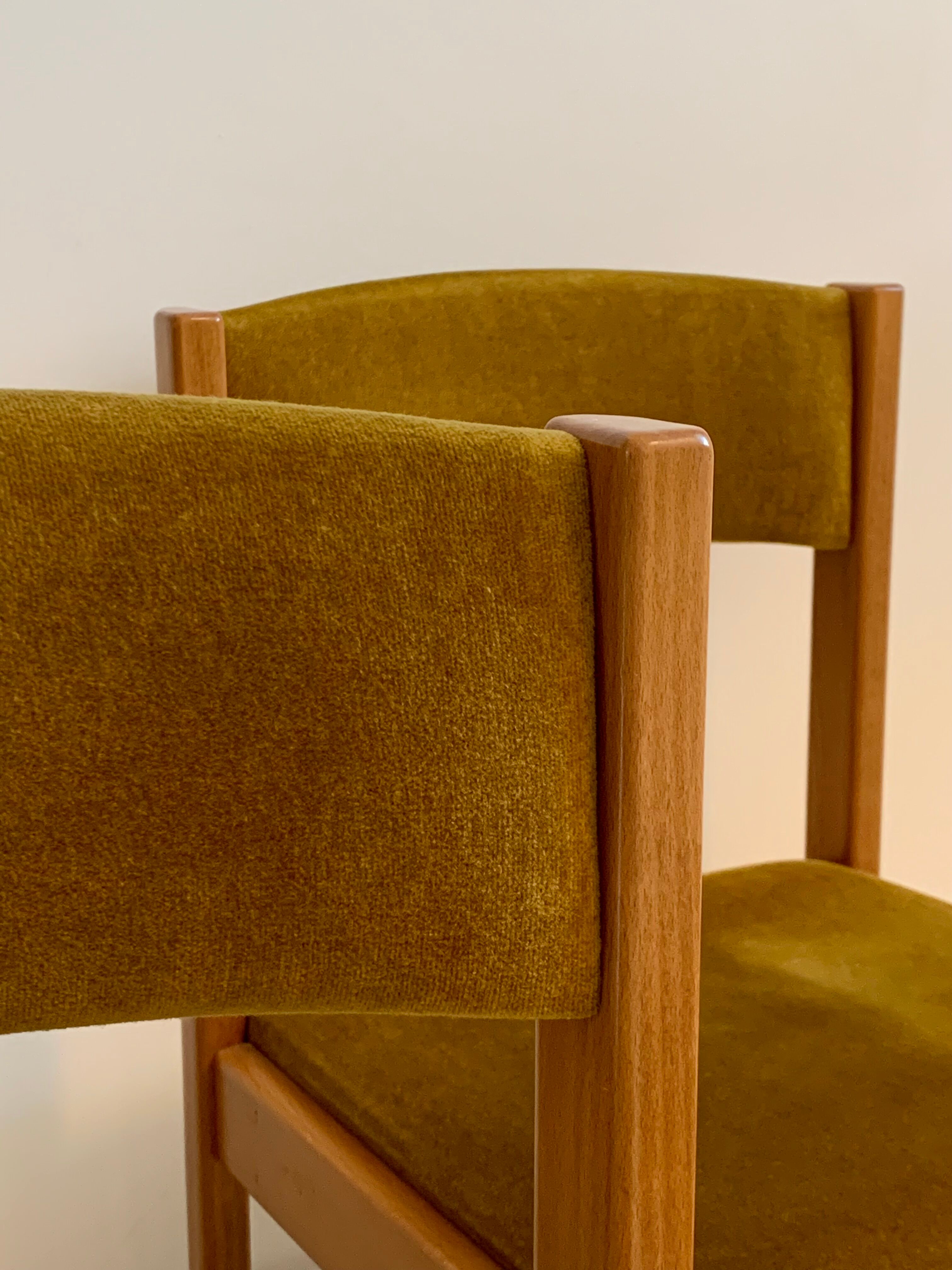 Vintage velvet chairs