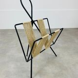 Tripod metal and rope magazine door 50s