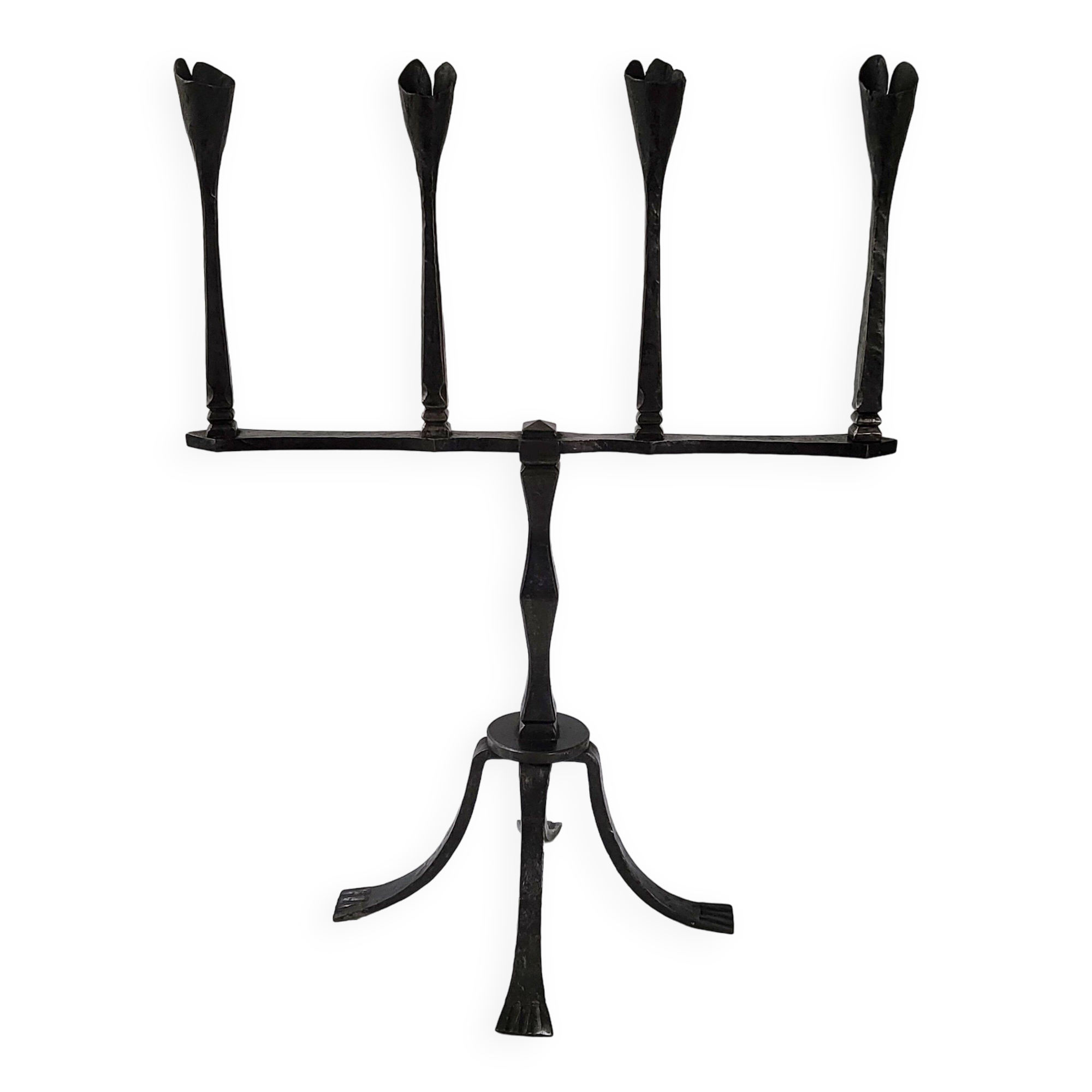 Vintage brutalist candlestick 1970